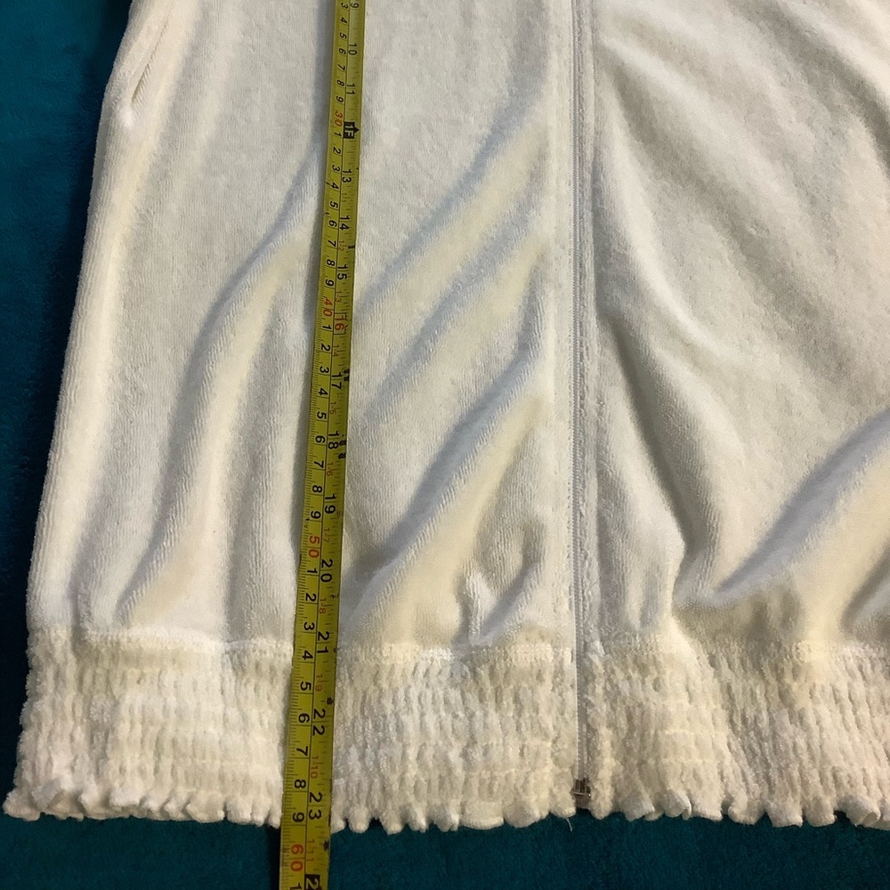 Juicy Couture 90s Terry Pants 36 x 33 Zip Up Hoodie Tracksuit - Picture 4 of 15